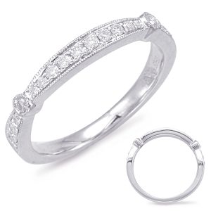 White Gold Matching Band White Gold Matching Band