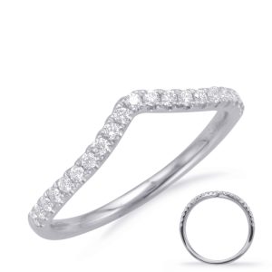 White Gold Matching Band White Gold Matching Band