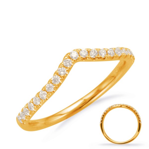 14KY Round Wedding Band