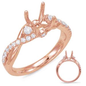 Rose Gold Engagement Ring Rose Gold Engagement Ring