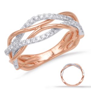 Rose & White Gold Matching Band Rose & White Gold Matching Band