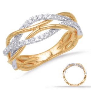 14KYW Round Wedding Band