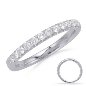 White Gold Matching Band White Gold Matching Band
