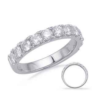 White Gold Matching Band White Gold Matching Band