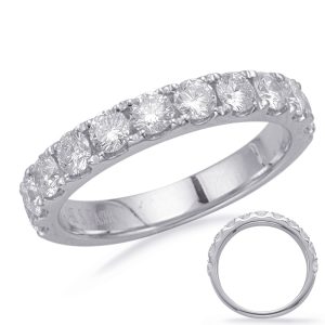 White Gold Matching Band White Gold Matching Band