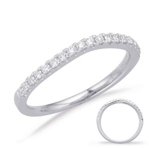 White Gold Matching Band