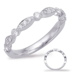 White Gold Matching Band White Gold Matching Band
