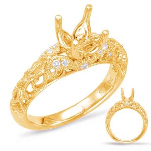 Yellow Gold Engagement Ring Yellow Gold Engagement Ring
