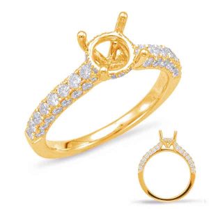 Yellow Gold Engagement Ring Yellow Gold Engagement Ring
