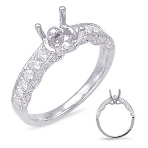 White Gold Engagement Ring White Gold Engagement Ring