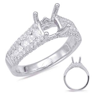 White Gold Engagement Ring White Gold Engagement Ring
