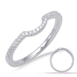 White Gold Matching Band White Gold Matching Band