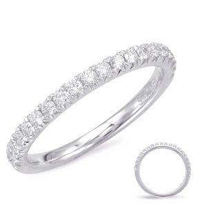 White Gold Matching Band White Gold Matching Band
