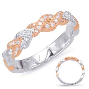 Rose & White Gold Matching Band Rose & White Gold Matching Band
