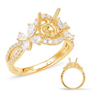 Pear Shape Diamond Engagement Ring Pear Shape Diamond Engagement Ring