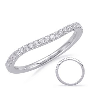 White Gold Matching Band White Gold Matching Band
