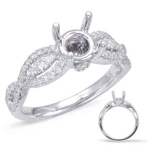 White Gold Engagement Ring