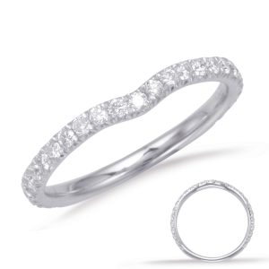 White Gold Matching Band White Gold Matching Band
