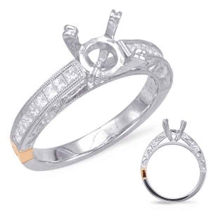 White Gold Engagement Ring White Gold Engagement Ring