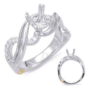 White Gold Engagement Ring White Gold Engagement Ring