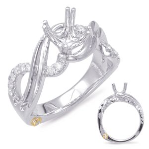 White Gold Engagement Ring White Gold Engagement Ring