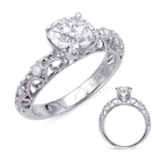 White Gold Engagement Ring White Gold Engagement Ring