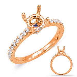 Rose Gold Engagement Ring Rose Gold Engagement Ring