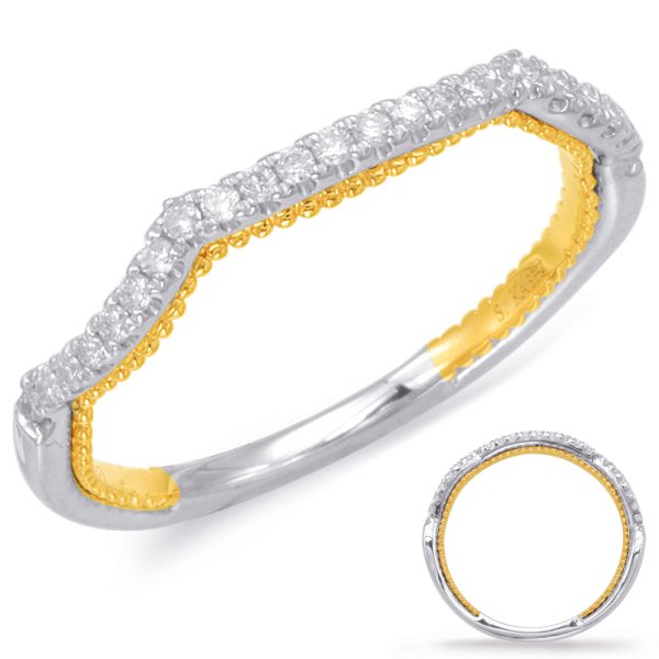 14KYW Round Wedding Band