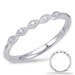 White Gold Matching Band