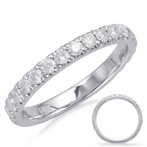 White Gold Matching Band