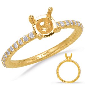 Yellow Gold Engagement Ring Yellow Gold Engagement Ring