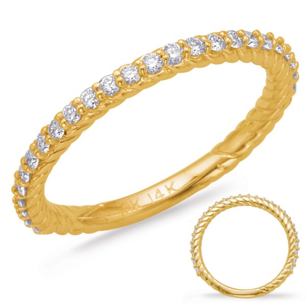 14KY Round Wedding Band