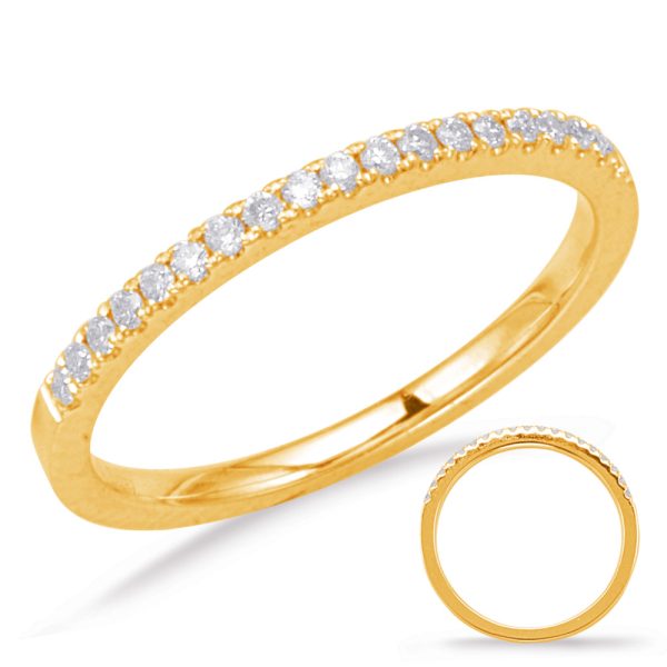 14KY Round Wedding Band