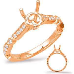 Rose Gold Engagement Ring Rose Gold Engagement Ring