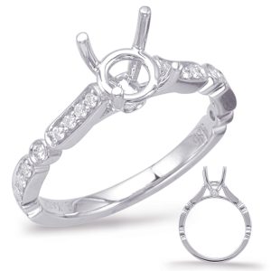 White Gold Engagement Ring White Gold Engagement Ring
