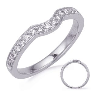 White Gold Wedding Band White Gold Wedding Band