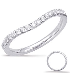 White Gold Matching Band White Gold Matching Band