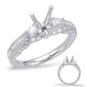 White Gold Engagement Ring White Gold Engagement Ring