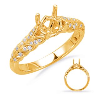 Yellow Gold Engagement Ring Yellow Gold Engagement Ring