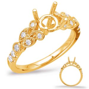 Yellow Gold Engagement Ring Yellow Gold Engagement Ring