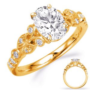 Yellow Gold Engagement Ring Yellow Gold Engagement Ring