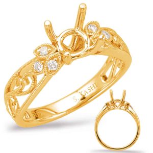Yellow Gold Engagement Ring Yellow Gold Engagement Ring