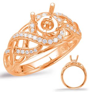 Rose Gold Engagement Ring Rose Gold Engagement Ring