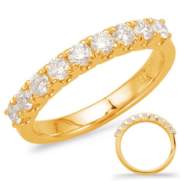 14KY Round Wedding Band