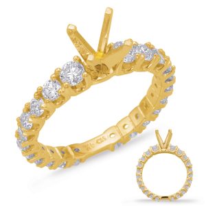 Yellow Gold Engagement Ring Yellow Gold Engagement Ring