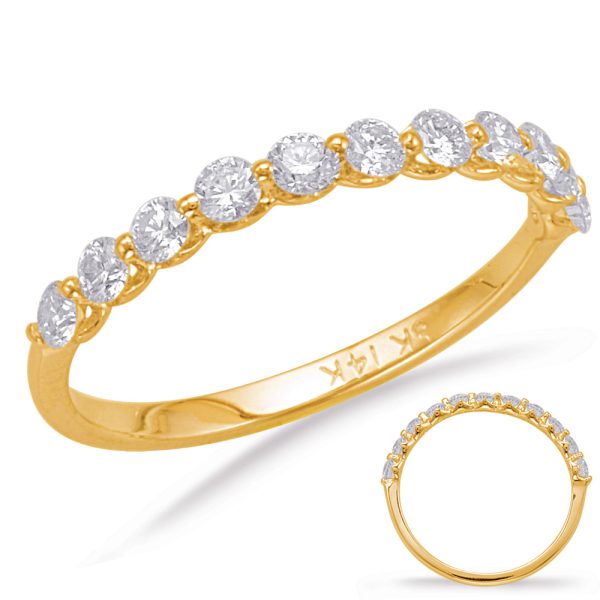 14KY Round Wedding Band