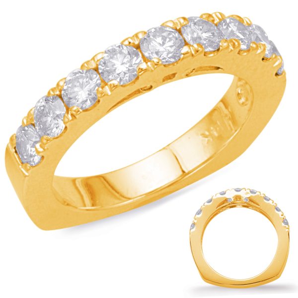 14KY Round Wedding Band