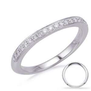 White Gold Matching Band White Gold Matching Band