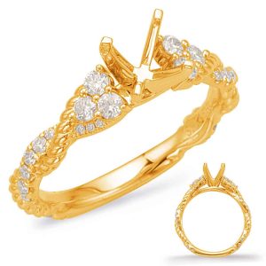 Yellow Gold Engagement Ring Yellow Gold Engagement Ring