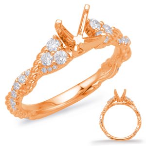 14ROS Braided Engagement Ring 14ROS Braided Engagement Ring